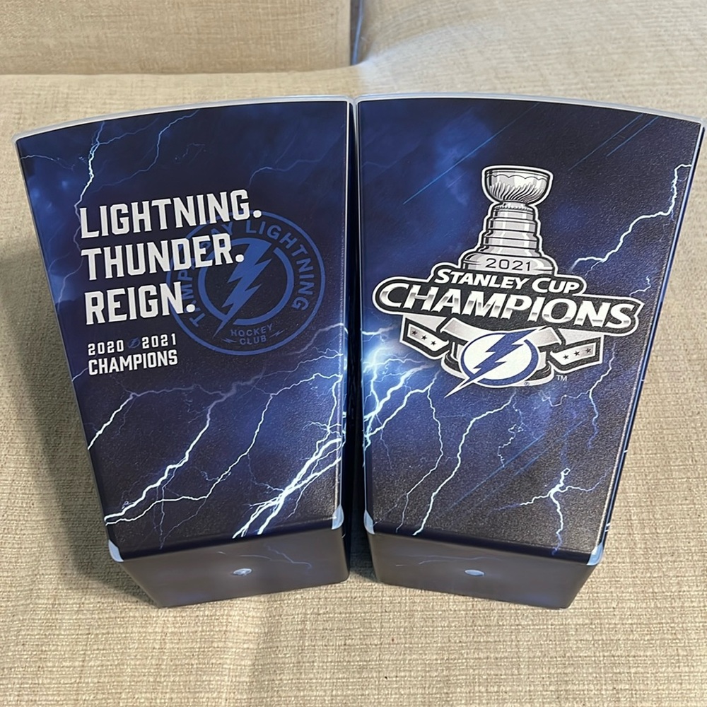 Tampa Bay Lightning Popcorn Bucket Stanley Cup Champion